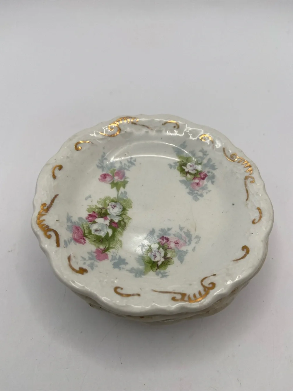 Vintage J&G Meakin Hanley England Small Fruit Dessert Bowls Plates Set of 4